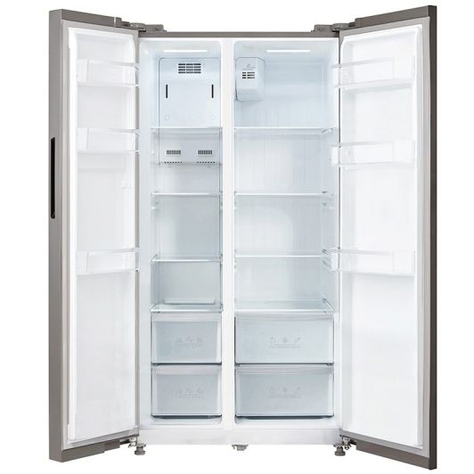 Frigorífico americano No-Frost, 555L, clase D, Inox, VALBERG SBS 555 D X742C