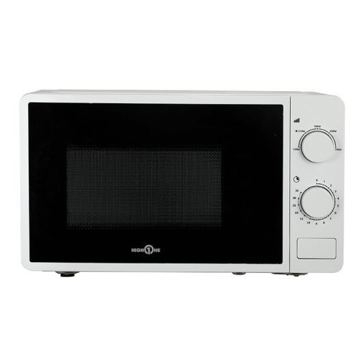 Microondas 20L 700W, Blanco, 5 Niveles Potencia HIGH ONE, MWO 20 MX63L W 902C