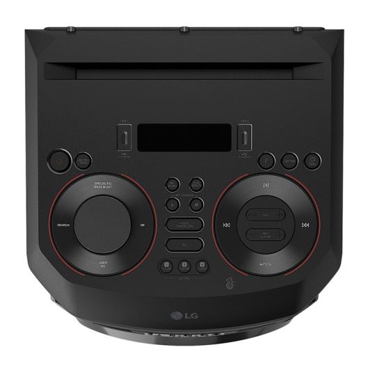 Altavoz LG RNC9 1800W Torre de Sonido con Super Bass Boost Bluetooth y Luces LED