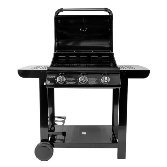 Barbacoa Gas 3 Quemadores VALBERG 3 Quemadores Plancha 8-10 Personas BBQGZ VAL3BPL6141