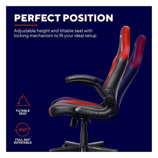 Silla gaming TRUST GAMING RIYE negra y roja