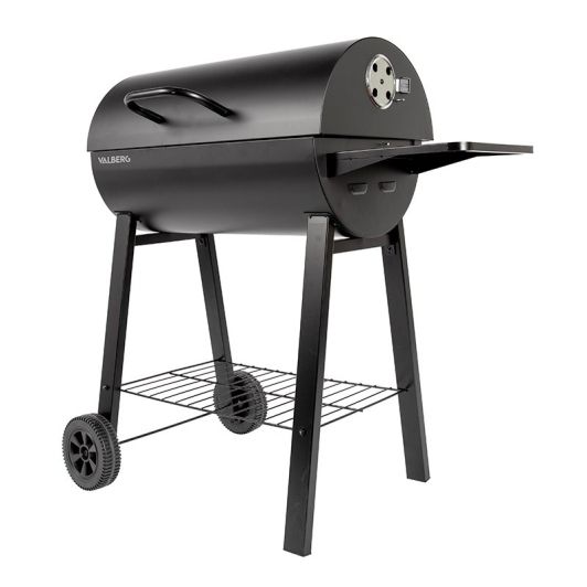 Barbacoa de Carbón VALBERG Diseño Barril con Rejilla CH-VAL-BARREL6030