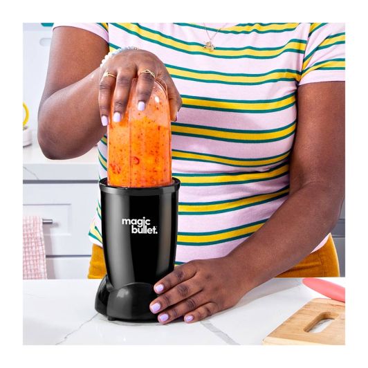 Batidora de vaso NUTRIBULLET 200W 0.5L Compacta Smoothie Maker Magic Bullet Color Negro MBR04B