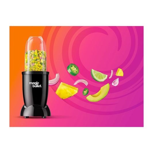 Batidora de vaso NUTRIBULLET 200W 0.5L Compacta Smoothie Maker Magic Bullet Color Negro MBR04B