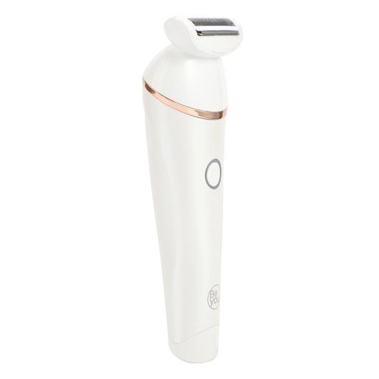 Afeitadora femenina para cuerpo recargable BE YOU Resistente al Agua - Blanca BY-WSH
