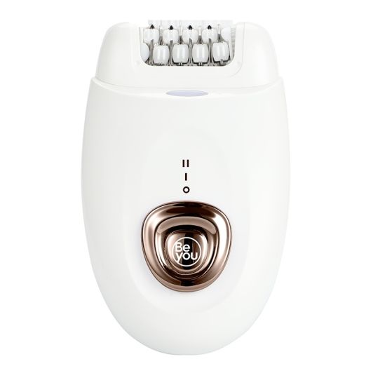 Depiladora Eléctrica Recargable BE YOU, Bikini, Axilas, Cuerpo, 2 Velocidades Color Blanco BY-EPIL