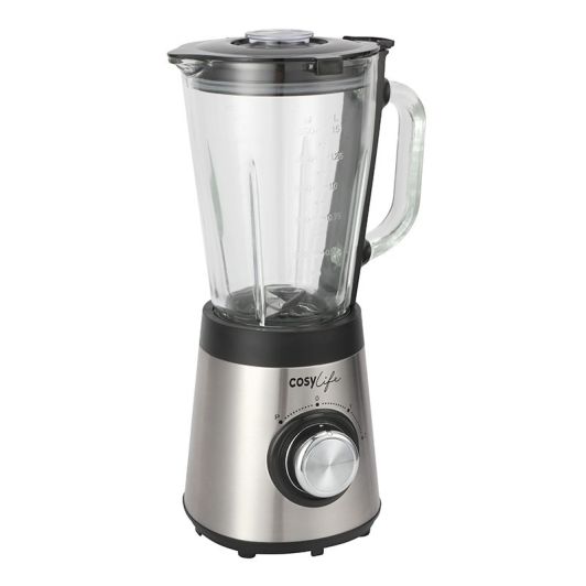 Batidora vaso Cosylife CL-BL8175INOX 800 W - Jarra cristal 1,75 L, 2 velocidades