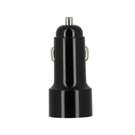 Cargador Encendedor HIGH ONE 12W 2 Puertos USB A Negro