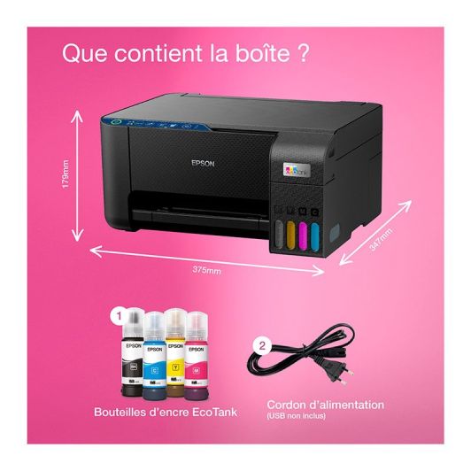 Impresora Multifunción EPSON EcoTank ET-2861 WiFi Deposito Tinta Recargable