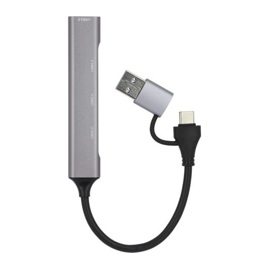 Hub SEDEA USB-C + adaptador 4 puertos