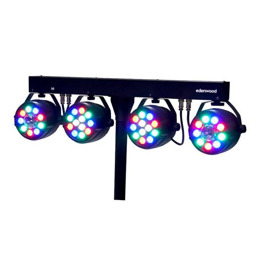 Luces LED 9 RGB multihaces rotatorios EDENWOOD PARTY BAR