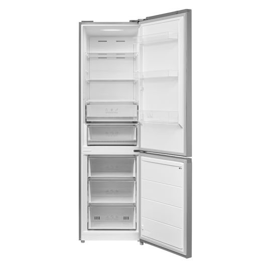 Frigorifico Combi No Frost VALBERG 373L 201cm Alto Inox Clase C