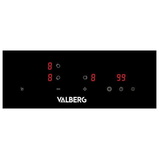 Placa vitrocerámica 3 fuegos, 5700w, control táctil, VALBERG VH 3 T 342C