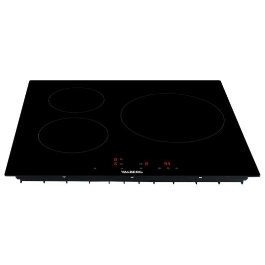 Placa 3 fuegos induccion Valberg IH 3 TB 342C - Encendido tactil + seguridad infantil