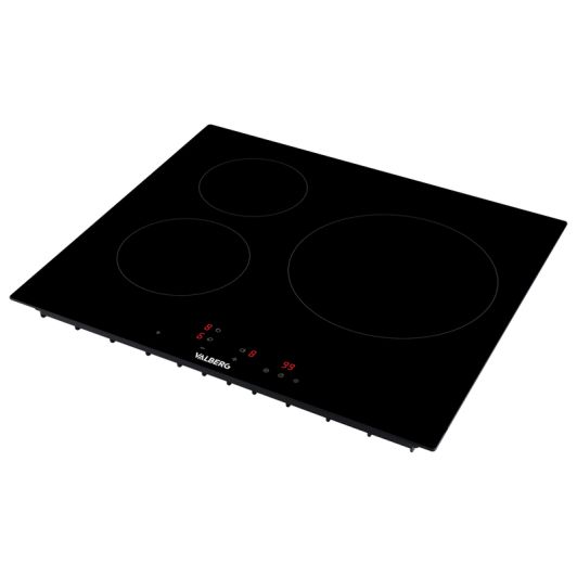Placa 3 fuegos induccion Valberg IH 3 TB 342C - Encendido tactil + seguridad infantil