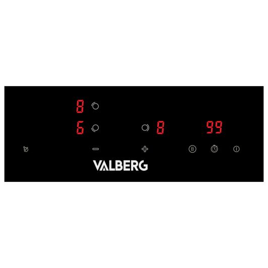 Placa 3 fuegos induccion Valberg IH 3 TB 342C - Encendido tactil + seguridad infantil
