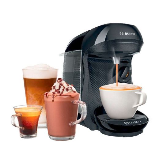Cafetera BOSCH tassimo TAS102E Happy Eco Cápsulas 0,7L Negro