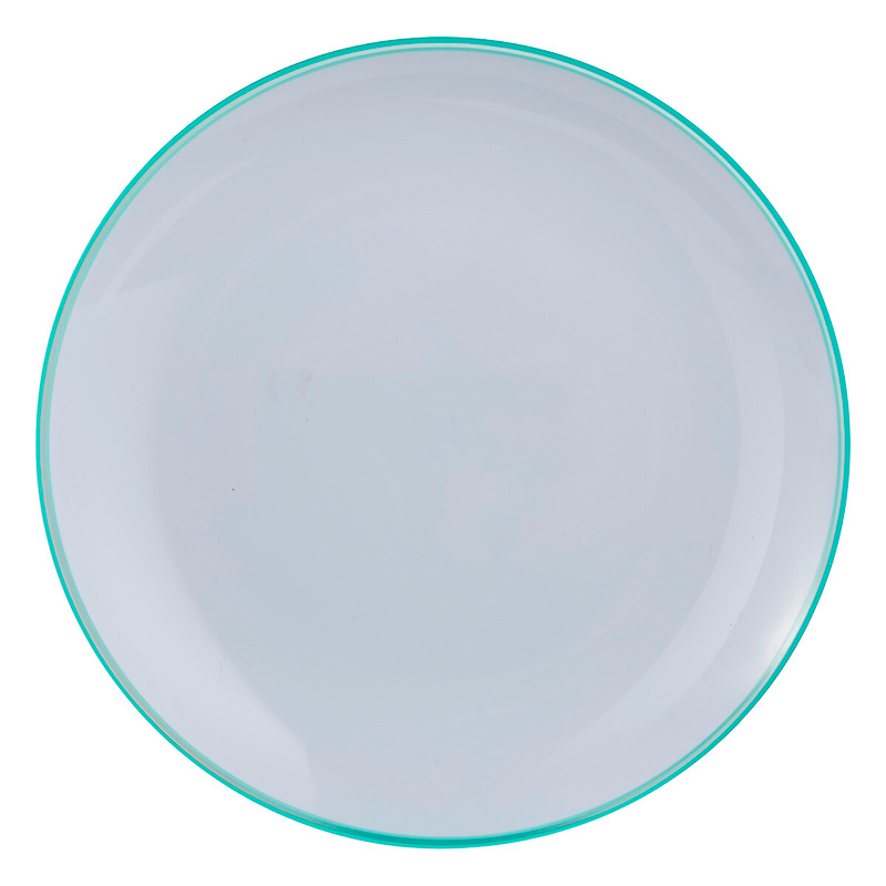 Plato acrílico 25cm color menta