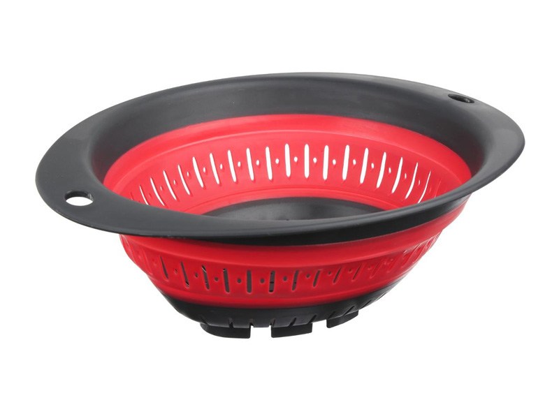 Colador de silicona plegable 